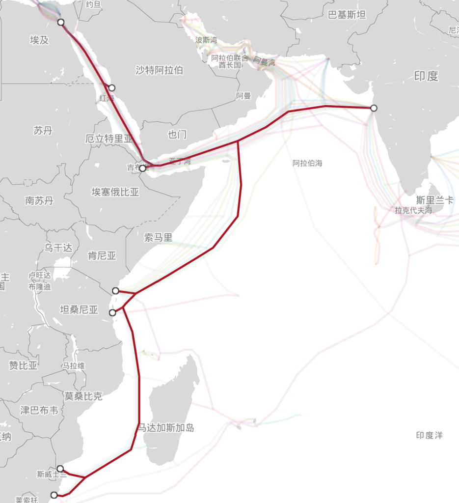 SEACOM/Tata TGN-Eurasia 海底光缆